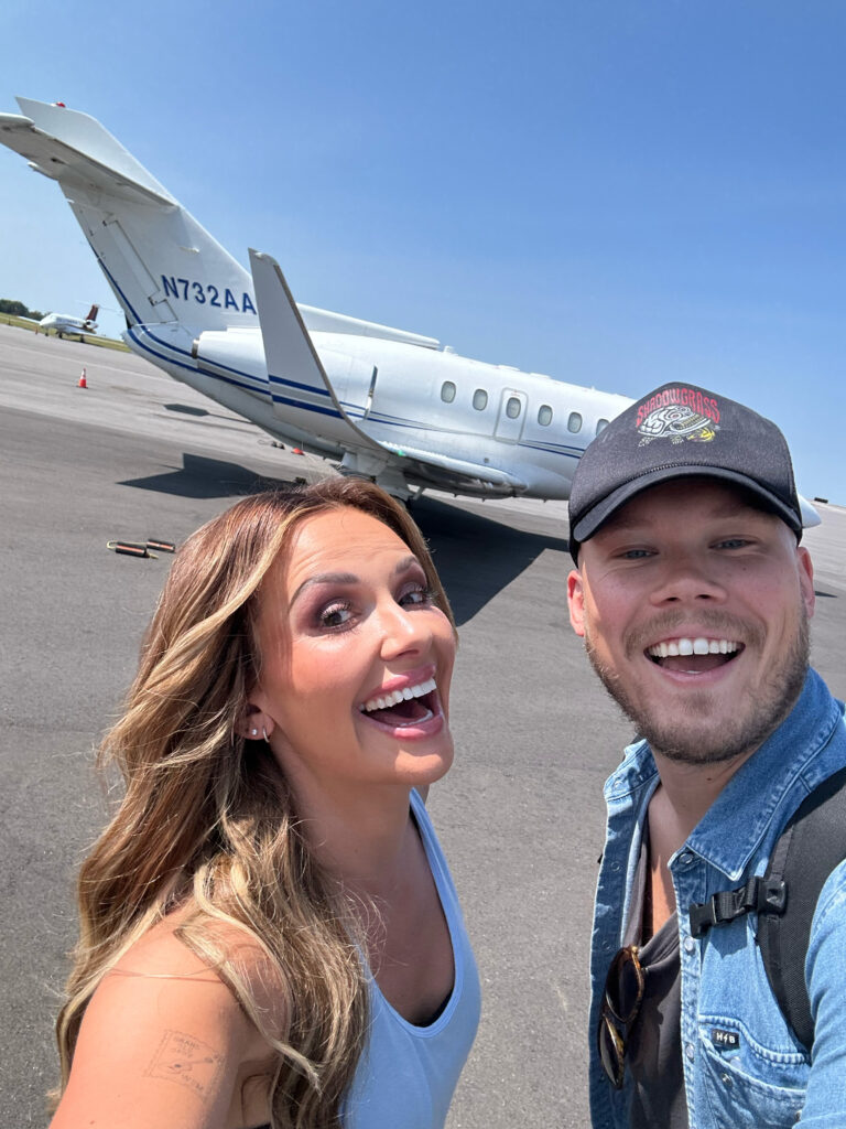 carly pearce and bandmate