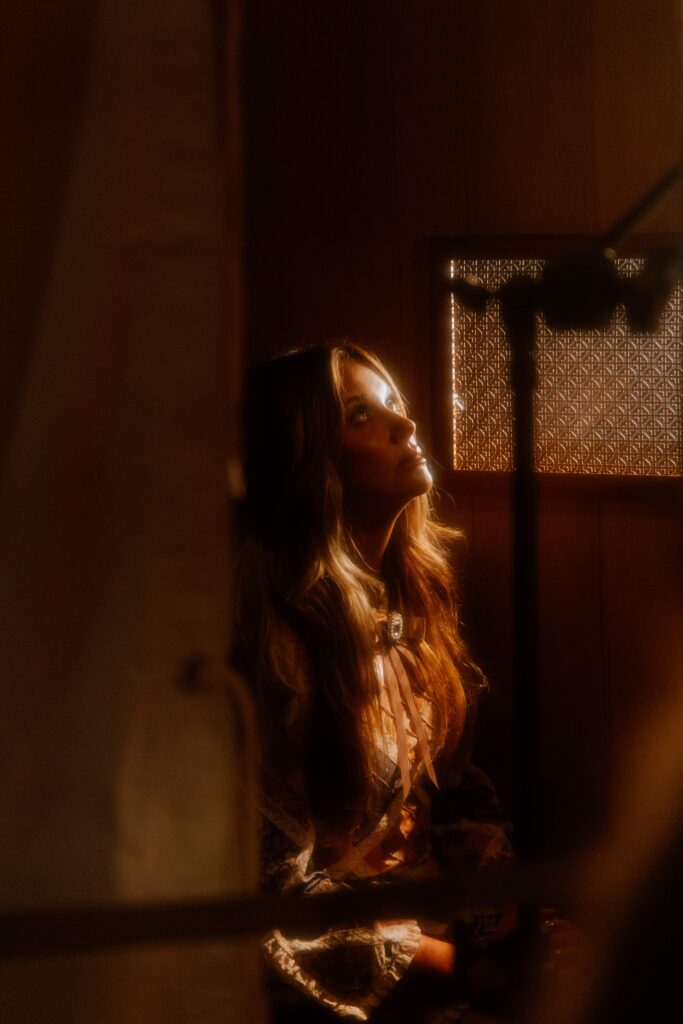 BTS of Carly Pearce on "Church Girl" video shoot